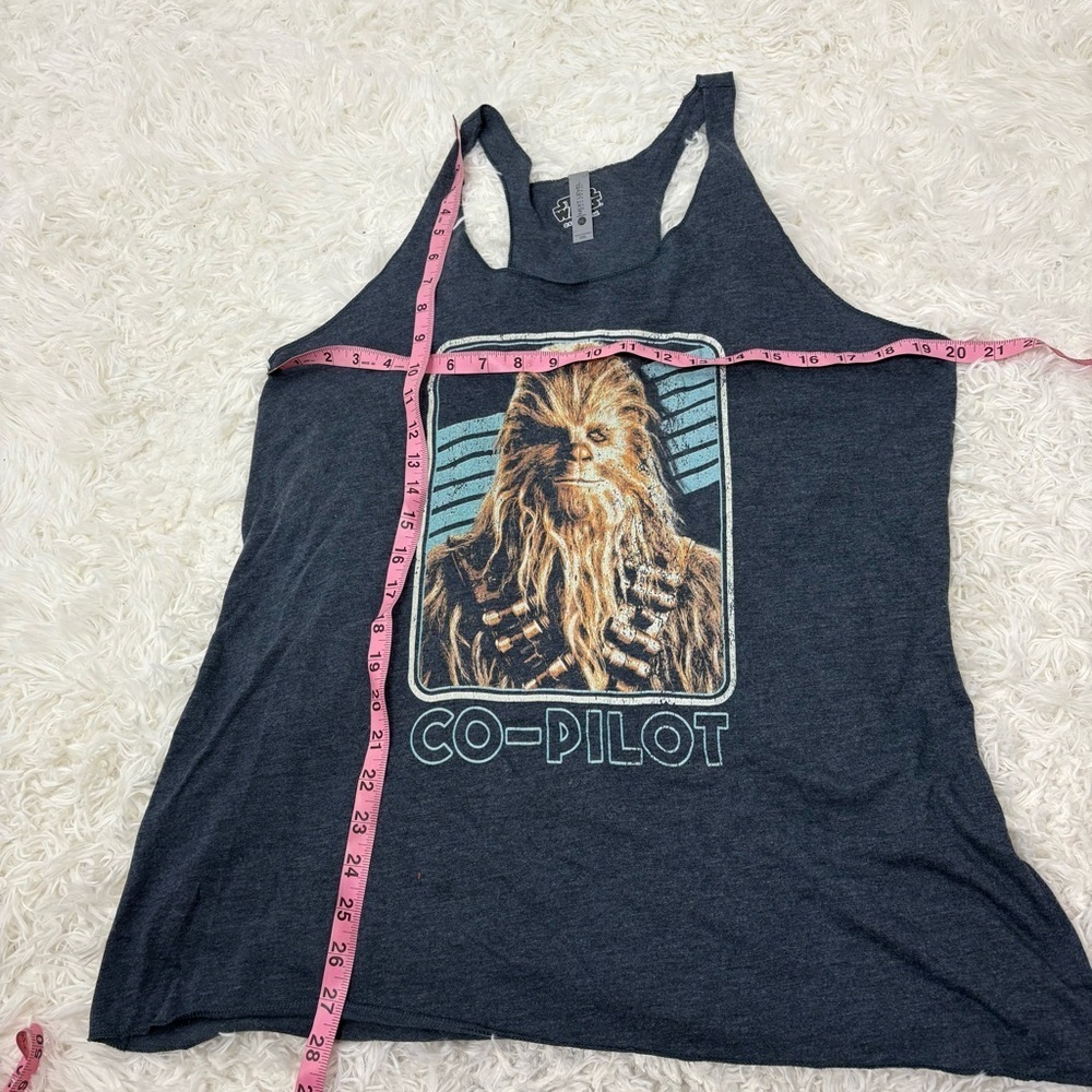 NWOT Star Wars Chewbacca Co-Pilot racer back Tank Top size XXL - Picture 9 of 9